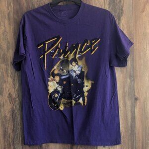 Vintage The Prince Estate Official & Approved Purple Rain Logo Graphic Tee  M